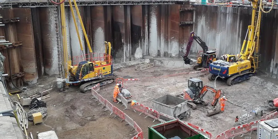 Illustrative image of Jet grouting in Chandler